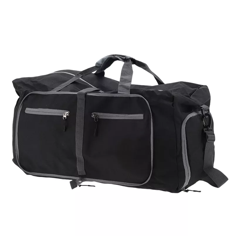 7617899_Black LiftyPack Travel Duffel Bag with Luggage Strap - Image 1