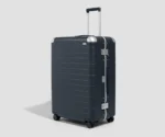 LiftyPack Aluminum Edge Suitcase Navy Blue - Image 2