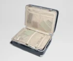 LiftyPack Aluminum Edge Suitcase Navy Blue - Image 5