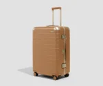 LiftyPack Aluminum Suitcase Cognac Brown - Image 2