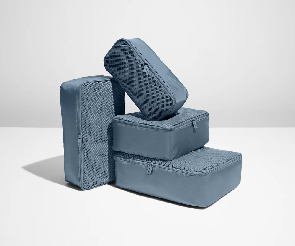 PDP_PackingCubes_4_Coast_02_1e2bdcb1-7538-4b4e-b64b-2aa3958bf845 LiftyPack Packing Cubes Set 4 Piece - Image 1