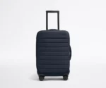 LiftyPack Softside Carry On Navy Blue Suitcase