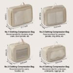 LiftyPack Compression Packing Cube Set 7 Piece - Image 3