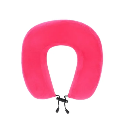 LiftyPack Pink Memory Foam Neck Pillow
