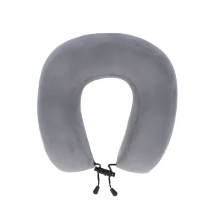 LiftyPack Ergonomic Grey Foam Neck Pillow