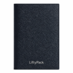 LiftyPack Blue Gray Sartorial Passport Holder